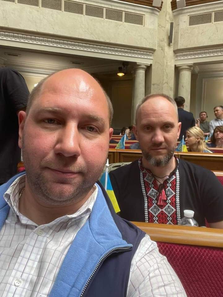 Олександр Гайду та Валерій Стернійчук в парламенті